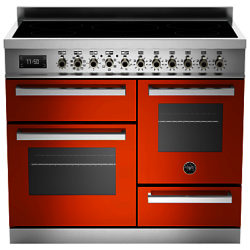Bertazzoni Professional Series 100cm Electric Induction XG Range Cooker Orange